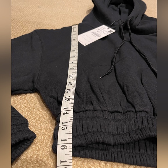 Zara sweatsuit set, wide leg pants with hoodie size XS, S - Picture 2 of 8